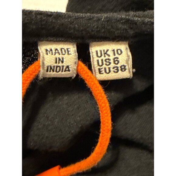 Superdry Anisa Embroidered Short Tiered Dress Size 6 - Picture 6 of 16